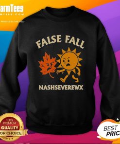 Official False Fall Nashville WX Sweatshirt in stylish design, perfect for autumn weather and casual outings.
