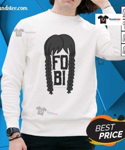 Official FOBI Fear Of Being Included Wednesday Addams Sweatshirt featuring iconic design and cozy fit for fans.