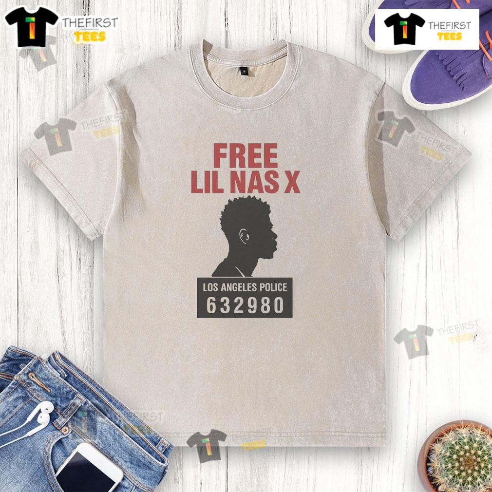 Official Free Lil Nas X Los Angeles Police 632980 Washed T Shirt Official Free Lil Nas X Los Angeles Police washed t-shirt featuring bold graphics and a trendy design for fans.