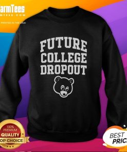 Alt Text: Official Future College Dropout Bear Sweatshirt featuring a stylish bear graphic and cozy design for casual wear.