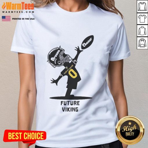 Official Future Viking Dream Chaser Class of Legends Ladies Tee in vibrant colors, perfect for stylish, casual wear.