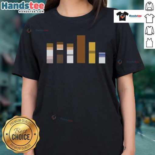 Official Galactic Color Theory minimalist Star Wars Jedi flat color ladies tee featuring vibrant designs and unique graphics.