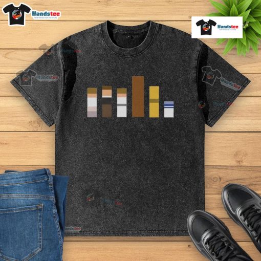 Official Galactic Color Theory minimalist Star Wars Jedi flat color washed t-shirt showcasing unique graphic design.