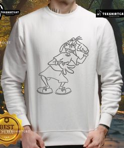 Alt Text: Official Gilbert Arenas wearing a fun Disney Mickey and Friends cartoon sweatshirt, showcasing a playful style.