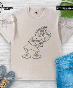 Alt Text: Official Gilbert Arenas wearing a goofy Disney Mickey and Friends cartoon washed t-shirt, showcasing a playful style.