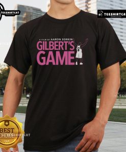 Official Gilbert's Game T-Shirt featuring a bold design and vibrant colors, perfect for fans and gamers alike.