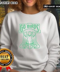 Official Go Birds Bell Philadelphia football sweatshirt featuring team colors and logo, perfect for game day apparel.