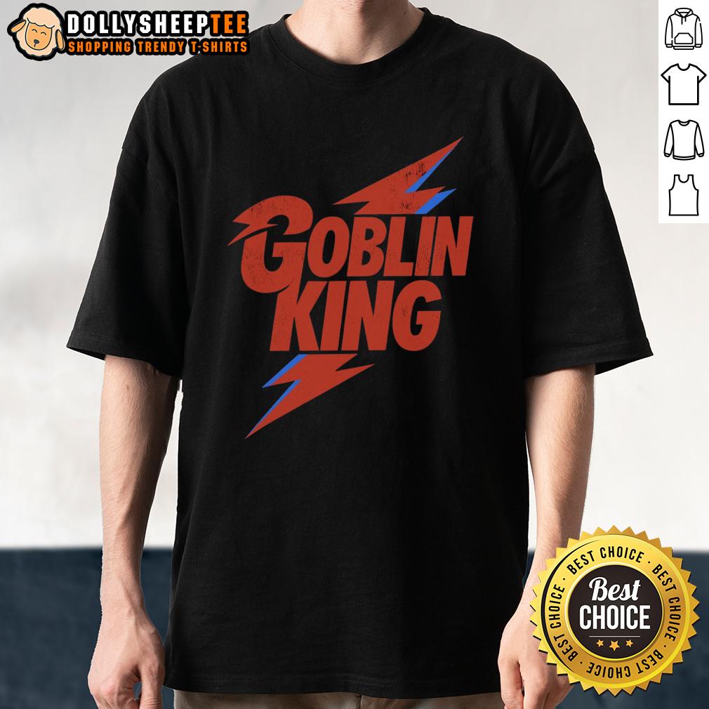 Official Goblin King T Shirt Official Goblin King T-Shirt featuring a vibrant design inspired by the classic fantasy film, perfect for fans and collectors.