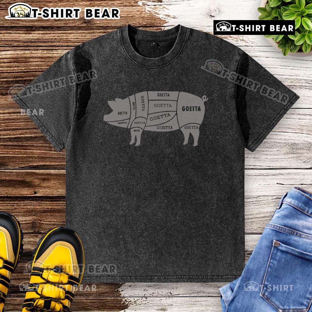 Official Goetta Diagram Washed T Shirt