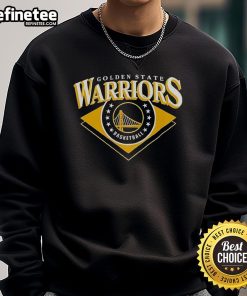 Official Golden State Warriors NBA sweatshirt featuring team logo and vibrant colors, perfect for fans and casual wear.