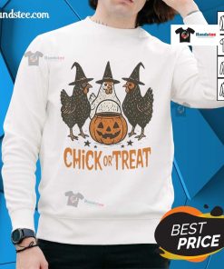 Funny Halloween chicken sweatshirt for trick or treat, featuring a playful design perfect for Halloween festivities.