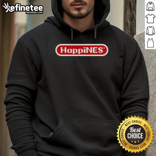 Official HappyNES x Nintendo Logo Hoodie featuring vibrant designs and a stylish fit for gaming enthusiasts.