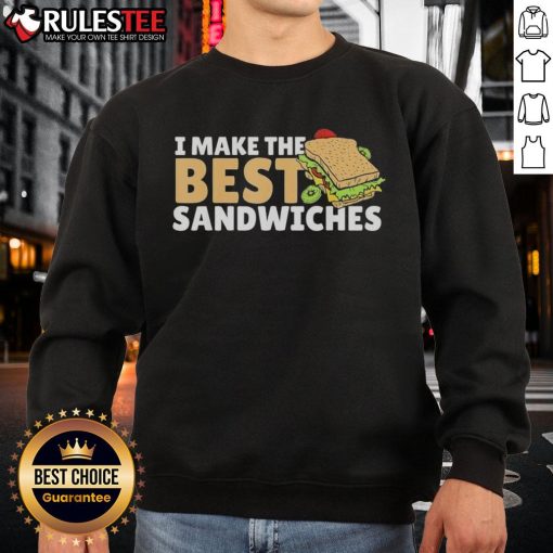 Alt Text: Official Hero Sandwich Maker sweatshirt, perfect for making the best sandwiches, featuring a stylish design in DC.