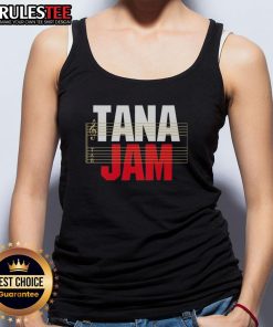 Official Hiroshi Tanahashi Tana Jam tank top showcasing vibrant design and premium quality for wrestling fans.