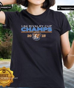 Official I-94 Rivalry Cup Champs 2025 Ladies Tee showcasing vibrant design and team spirit for fans of the rivalry.