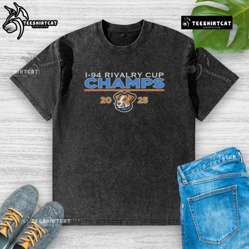 2025 Official I-94 Rivalry Cup Champs washed t-shirt featuring vibrant graphics and a comfortable fit.