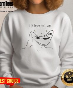 Official I Electrishin Meme Sweatshirt featuring a vibrant design and unique graphics for meme lovers and fashion enthusiasts.