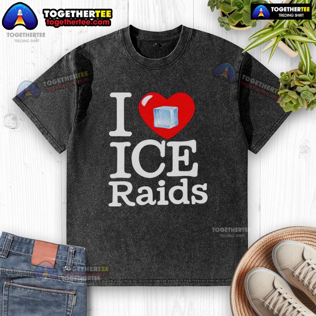 Official I Love Ice Raids Washed T Shirt