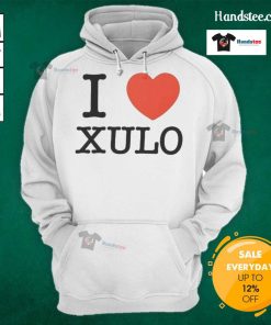 Official I Love Xulo Hoodie in vibrant colors, showcasing stylish design and cozy fabric for fashion enthusiasts.