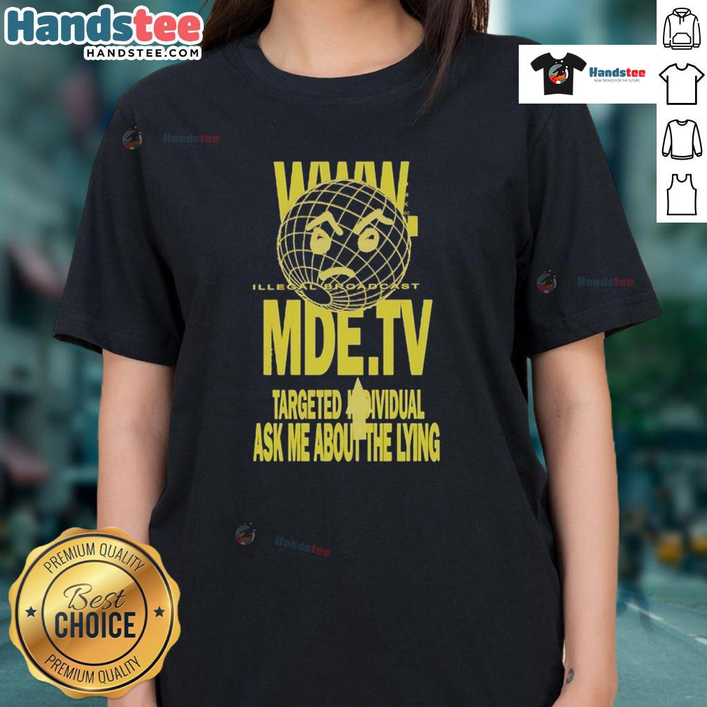 Official Illegal Broadcast Ladies Tee Official Illegal Broadcast Ladies Tee featuring a stylish design, perfect for fans of unique graphic apparel.