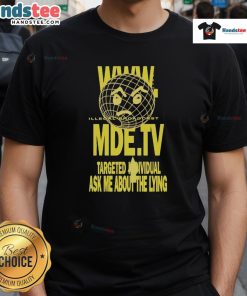 Official Illegal Broadcast T-Shirt featuring bold graphics and unique design, perfect for fans of underground culture.