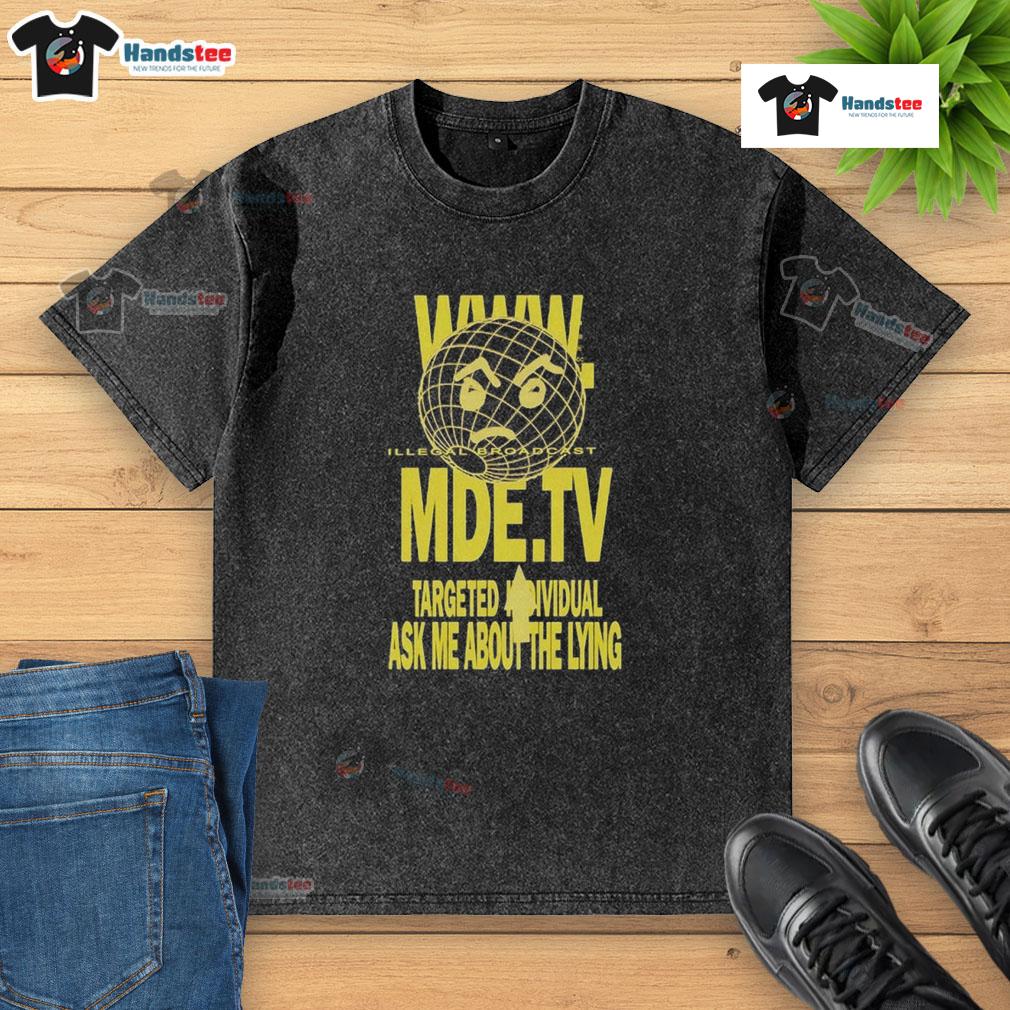 Official Illegal Broadcast Washed T Shirt Official Illegal Broadcast Washed T-Shirt featuring a vintage design, perfect for casual wear and music enthusiasts.