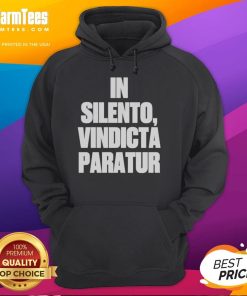 Official In Silento Vindicta Paratur Hoodie featuring a stylish design in black, perfect for casual wear.