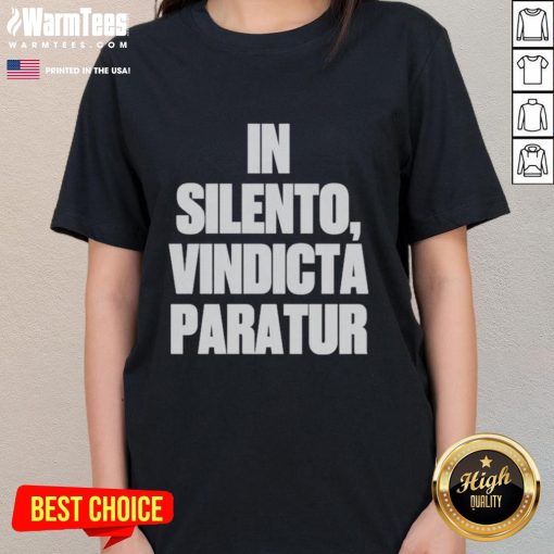 Alt Text: Official In Silento Vindicta Paratur ladies tee featuring a stylish design and comfortable fit for everyday wear.