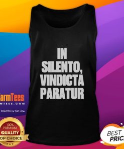 Official In Silento Vindicta Paratur tank top featuring bold design and comfortable fit, perfect for casual wear.
