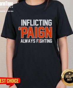 Illinois Fighting Illini football ladies tee featuring an official design, perfect for fans showing team spirit.