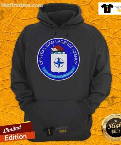 Official Intel Central Intelligence Agency United States of America hoodie featuring CIA logo and stylish design.