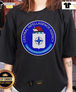 Official Intel Central Intelligence Agency USA ladies tee featuring CIA logo and stylish design for women.