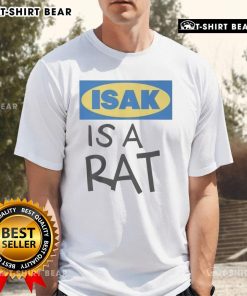 Official Isak Is A Rat T-Shirt featuring a fun, quirky design perfect for fans of Isak and unique graphic tees.