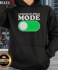 Alt Text: Official Jamaican Swag Mode On Hoodie featuring vibrant colors and a trendy design, perfect for casual wear.