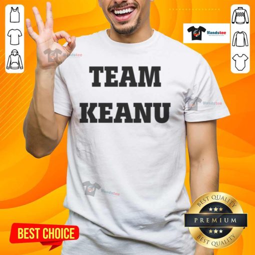 Official Jerry O'Connell Team Keanu T-Shirt featuring bold graphics and vibrant colors, perfect for fans and collectors.