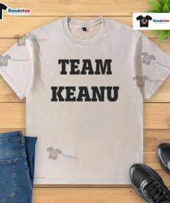 Official Jerry O'Connell Team Keanu Washed T-Shirt featuring a vintage design and soft fabric for ultimate comfort.