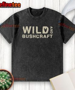 Official Joe Robinet Wild and Bushcraft washed t-shirt featuring a rugged design perfect for outdoor enthusiasts.