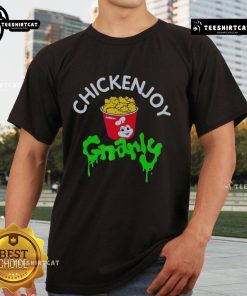 Official Jollibee X Katseye Chickenjoy Gnarly T-Shirt featuring vibrant graphics and a stylish design for fans.