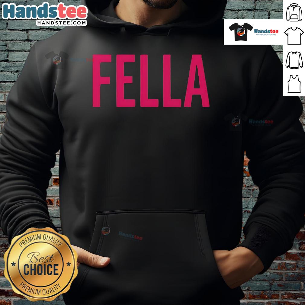 Official Jordan Schmaltz Fella Hoodie Official Jordan Schmaltz Fella Hoodie in black with stylish logo, perfect for casual wear and sports enthusiasts.