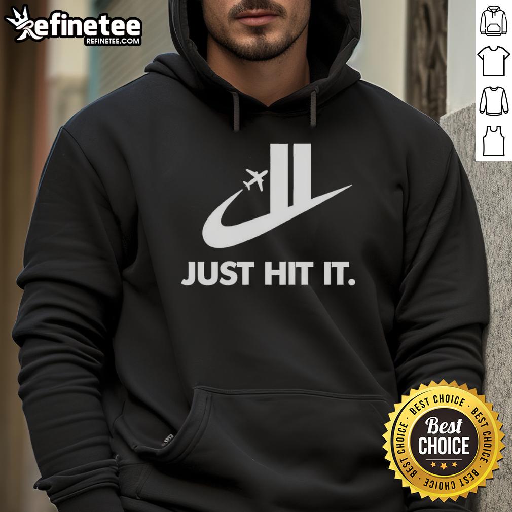 Official Just Hit It Shirt Twin Towers 9 11 Hoodie Official Just Hit It Shirt featuring Twin Towers design, a tribute hoodie for 9/11 remembrance and style.