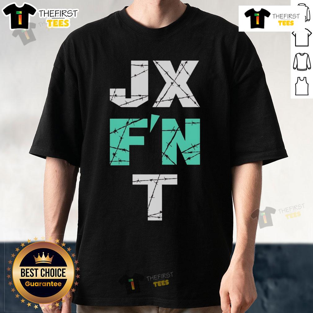 Official Jx F'N T Essential 2025 T Shirt Official Jx F'N T Essential 2025 T-Shirt featuring a stylish design in vibrant colors, perfect for casual wear.