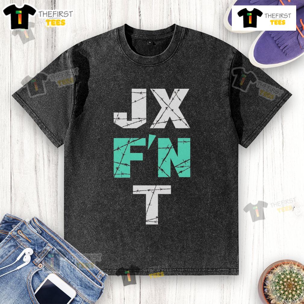 Official Jx F'N T Essential 2025 Washed T Shirt Official JX FN T Essential 2025 washed t-shirt in soft fabric, showcasing a stylish casual look for everyday wear.