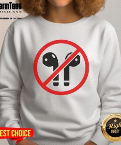Official Kamala Harris Wired Earphones Logo Sweatshirt featuring a stylish design and vibrant colors for fans and supporters.