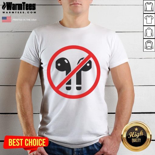 Official Kamala Harris Wired Earphones Logo T-Shirt featuring bold graphics and vibrant colors for supporters.