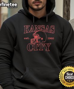 Official Kansas City X 1960 Football Jules Hoodie in vibrant colors, showcasing vintage sports style and team pride.