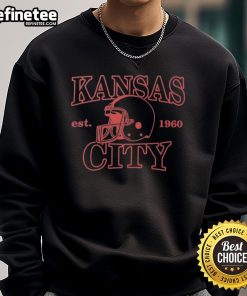 Official Kansas City X 1960 football Jules sweatshirt featuring vintage design and team colors for fans and collectors.