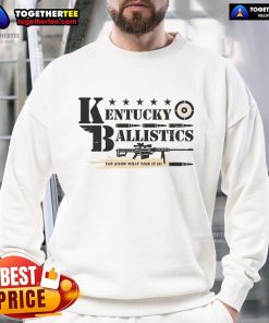 Official Kentucky Ballistics sweatshirt featuring 'You Know What Time It Is' design, perfect for fans and casual wear.