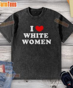 Official Kevin Durant I Love White Women heart washed t-shirt featuring a playful design and vibrant colors.