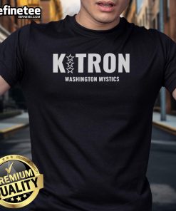 Official Kitron Washington Mystics 2025 T-Shirt featuring team logo and vibrant colors for fans and supporters.