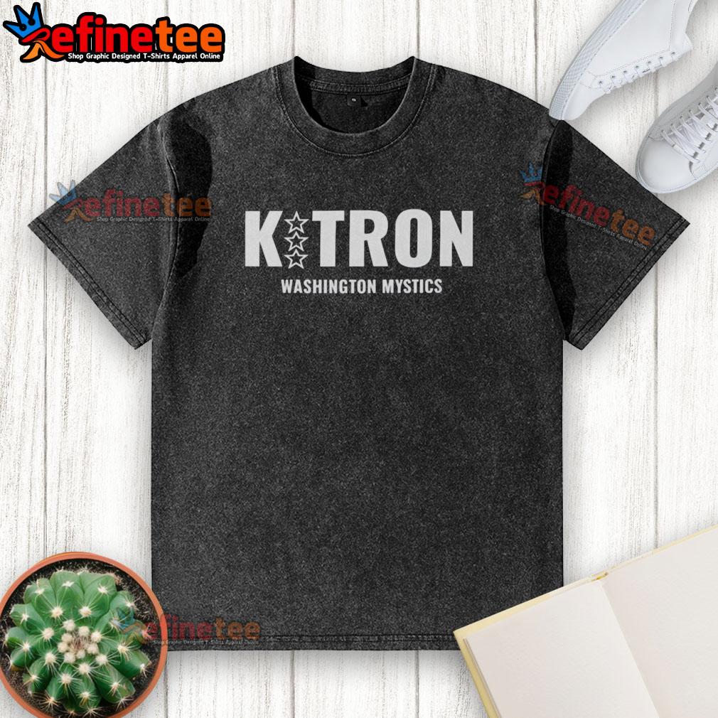 Official Kitron Washington Mystics 2025 Washed T Shirt Official Kitron Washington Mystics 2025 washed t-shirt showcasing team logo and vibrant colors for fans.